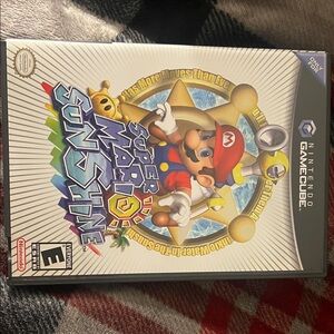 Nintendo GameCube Super Mario Sunshine with Vibrant Cover